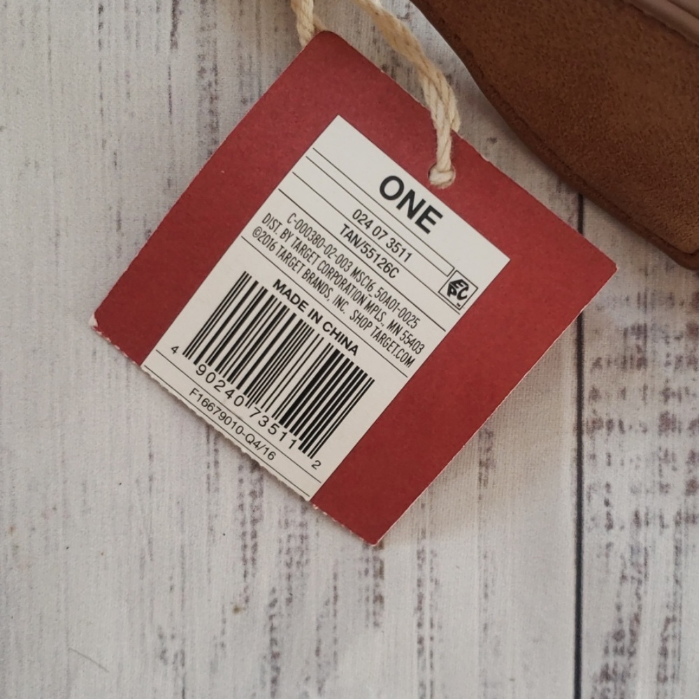 3/$20 Mossimo brown faux leather accent belt D22 - Picture 4 of 5